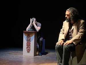 Scene from " Abu Salma" theater play